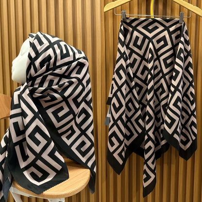 Zig Zag Silk Scarf