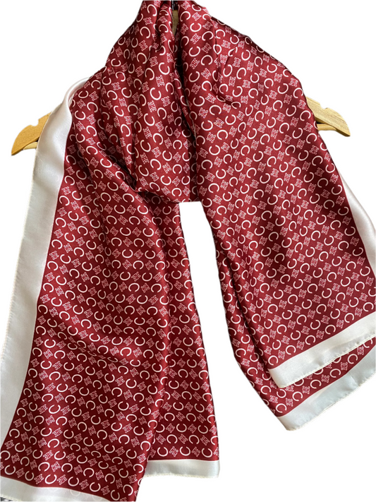 Scarlet Silk Scarf