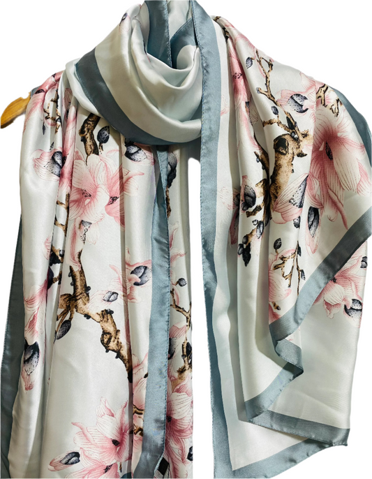 Dry Fall Silk Scarf