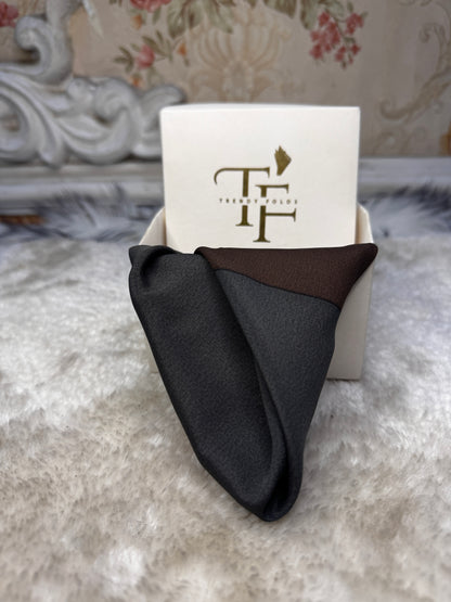 Monochrome Silk Pocket Square